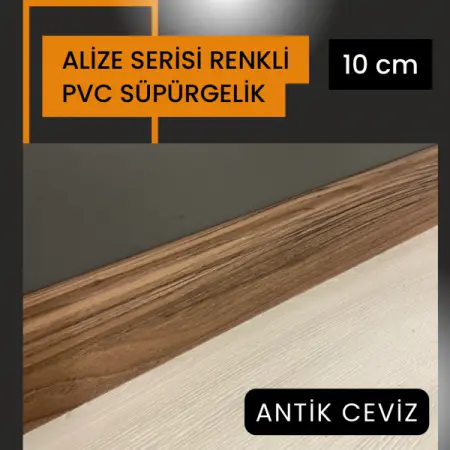 Alize Renkli Pvc Süpürgelik Antik Ceviz